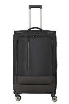 Travelite Crosslite Trolley L 4-Rollen erweiterbar Schwarz