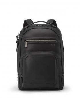 Tumi Harrison Warren Rucksack aus Leder Black Bombe