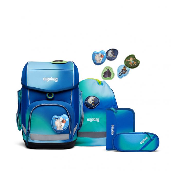 ergobag cubo Colour Splash Edition Schulrucksack-Set, 5-tlg.  DschungelfieBär | jetzt online kaufen auf Koffer.de ✓