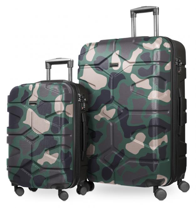 Hauptstadtkoffer X-Kölln 2er Rollkoffer Trolley-Set Reisekoffer, Camouflage | jetzt kaufen & TSA, (S ✓ L) online Koffer-Set auf Koffer.de