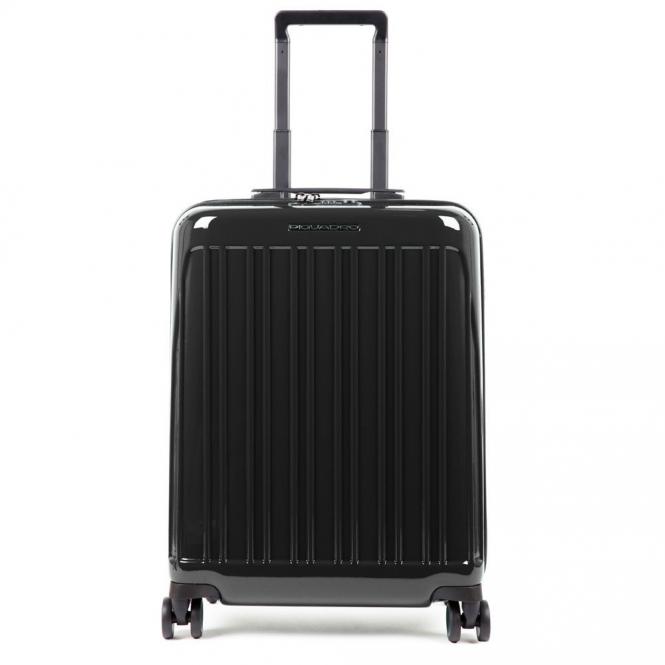 Piquadro Seeker Ultra slim Hartschalentrolley in Handgepäckgröße Schwarz |  jetzt online kaufen auf Koffer.de ✓