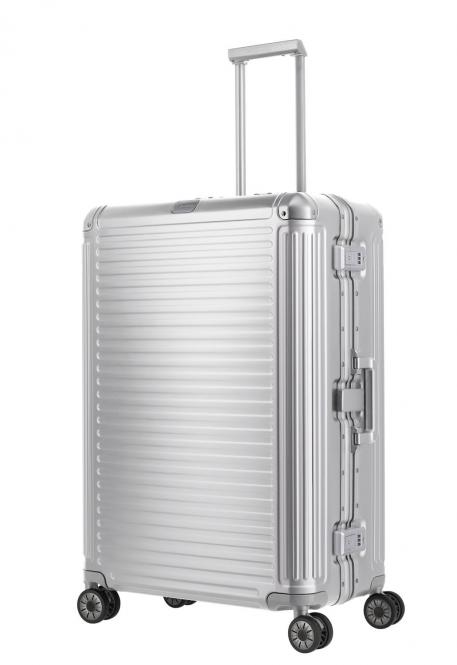 Travelite Next Aluminium-Trolley L, 4 Rollen Silber | jetzt online kaufen  auf Koffer.de ✓