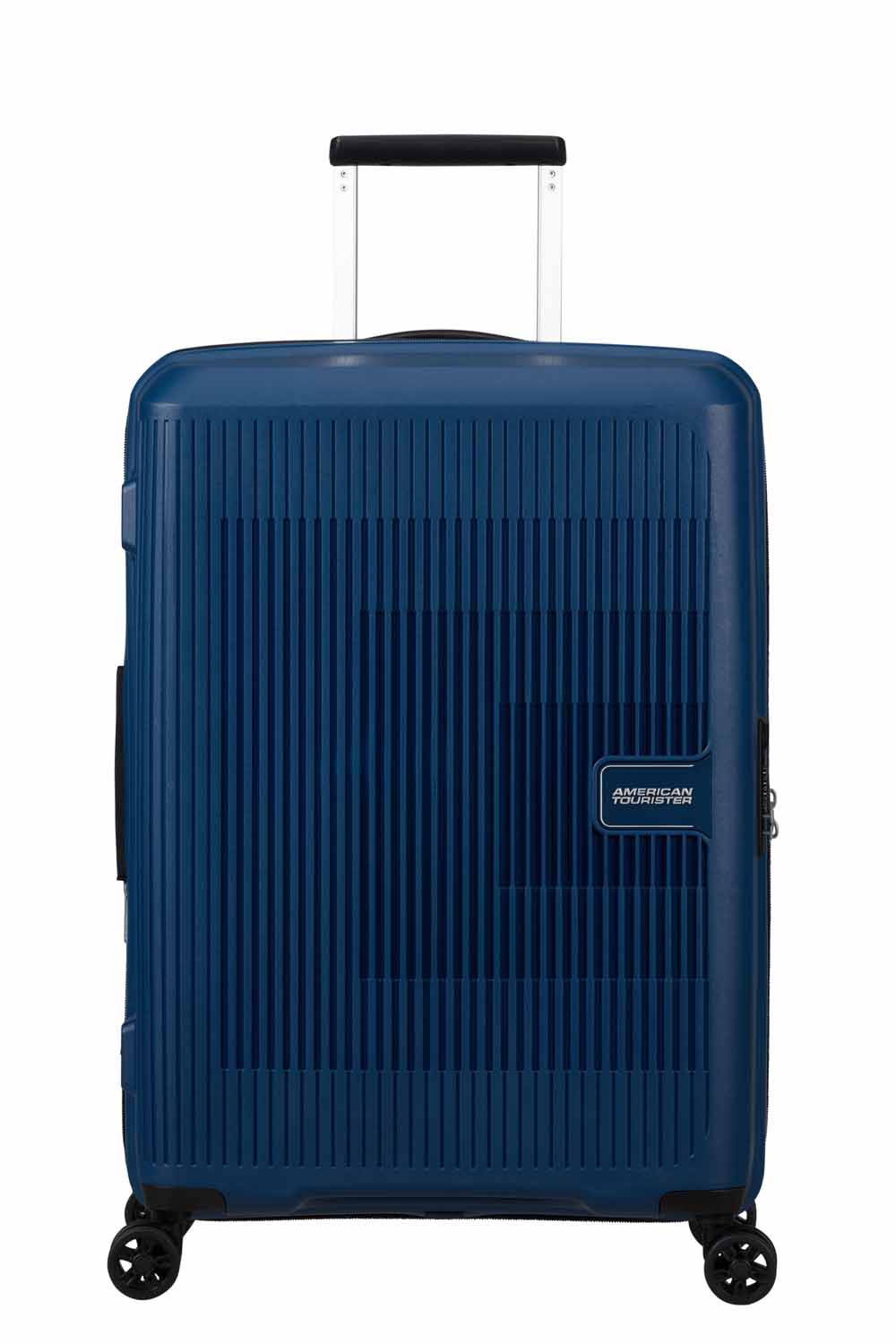 American Tourister AeroStep 67cm Check-in Größe M, erweiterbar + GRATIS HOTELGUTSCHEIN Navy Blue