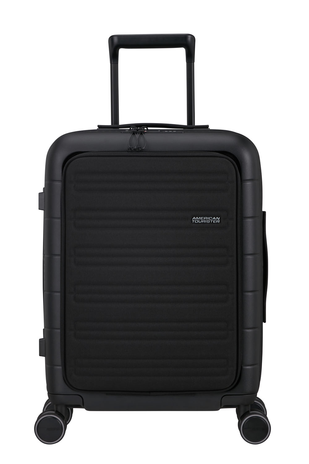 American Tourister Novastream Trolley 55cm mit Vortasche, SMART,  erweiterbar Dark Slate