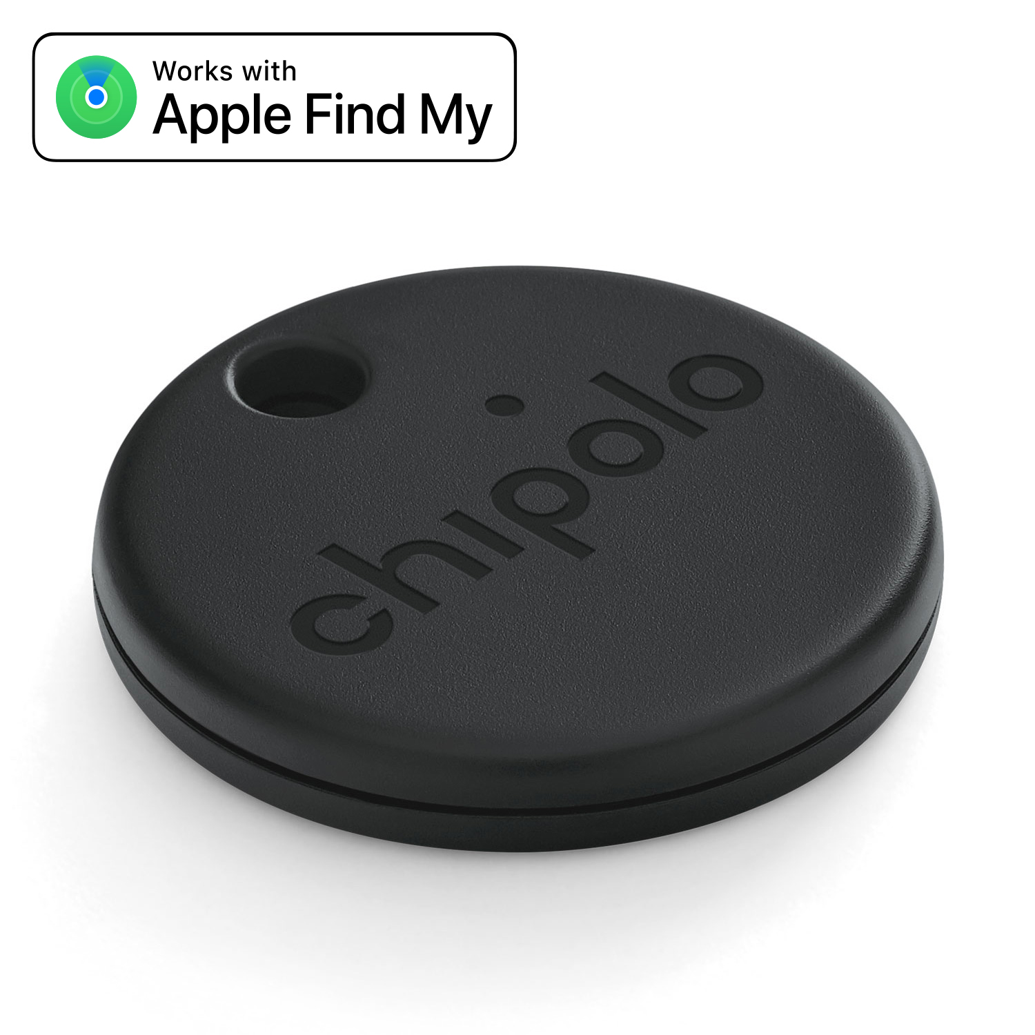 Chipolo ONE Spot - Gegenstandsfinder, der mit der Apple “Wo ist” App funktioniert Almost black