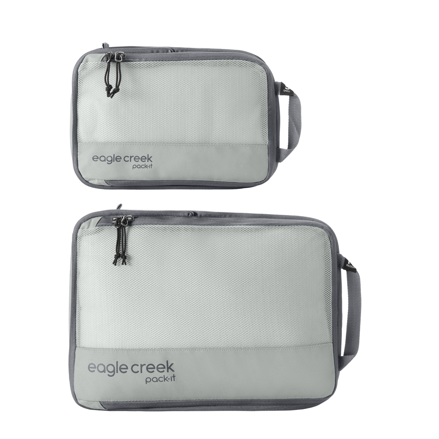 Eagle Creek Pack-It® NEW Reveal Compression Cube Set S/M Storm Grey