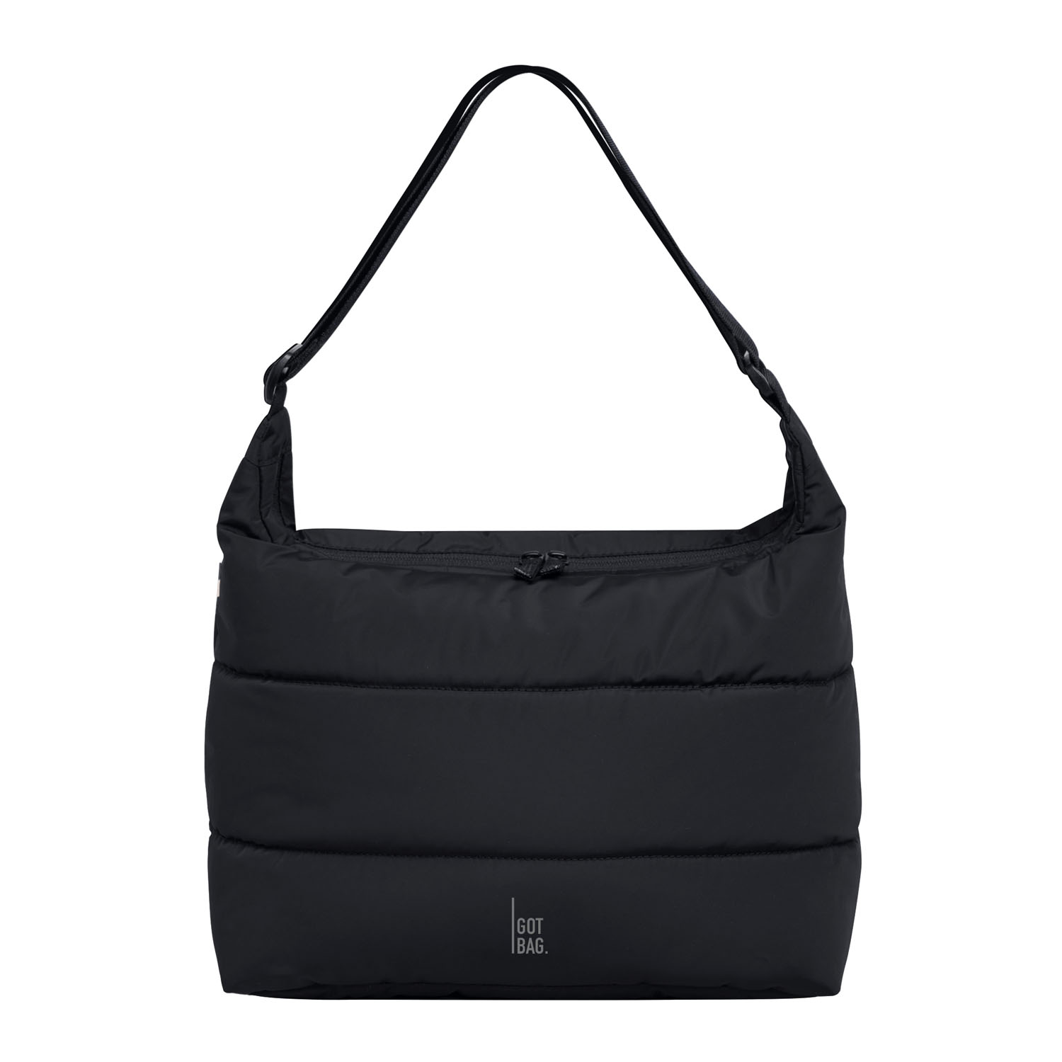 GOT BAG Puffer Square Bag Large black monochrome