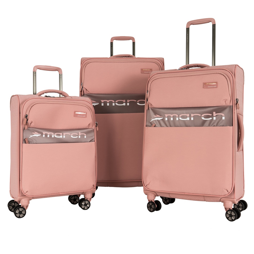 March mosaic Trolley-Set pink | jetzt online kaufen auf Koffer.de ✓