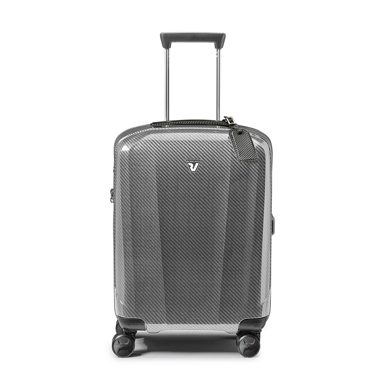 Roncato WE ARE GLAM DLX Carry-on Spinner 55cm erweiterbar Black/Platinum