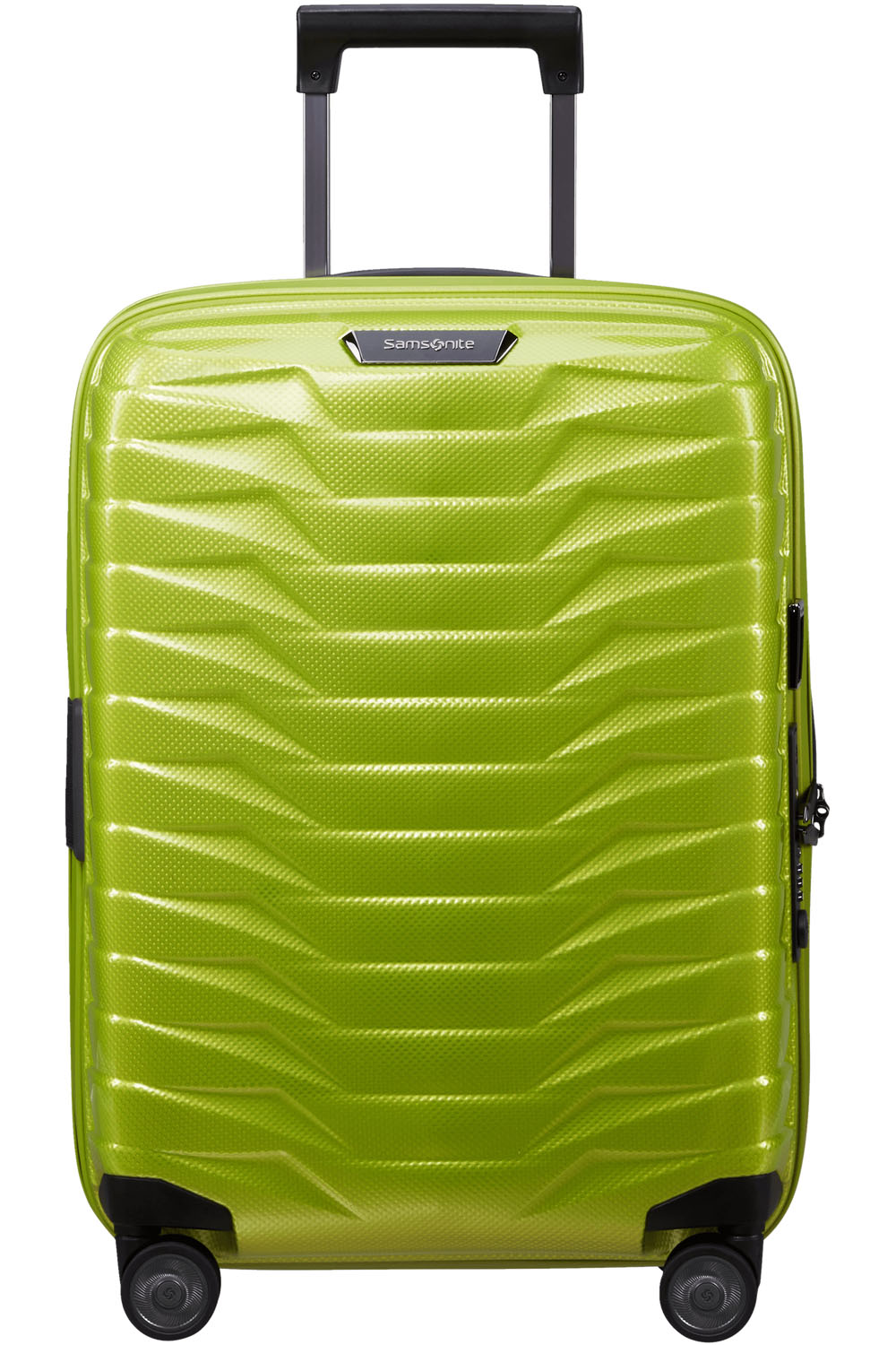 Samsonite Proxis Trolley mit 4 Rollen erweiterbar 55cm (20/23cm) + GRATIS HOTELGUTSCHEIN Lime