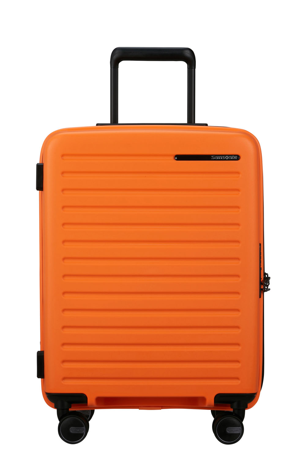 Samsonite Restackd Trolley mit 4 Rollen erweiterbar 55cm + GRATIS HOTELGUTSCHEIN Papaya