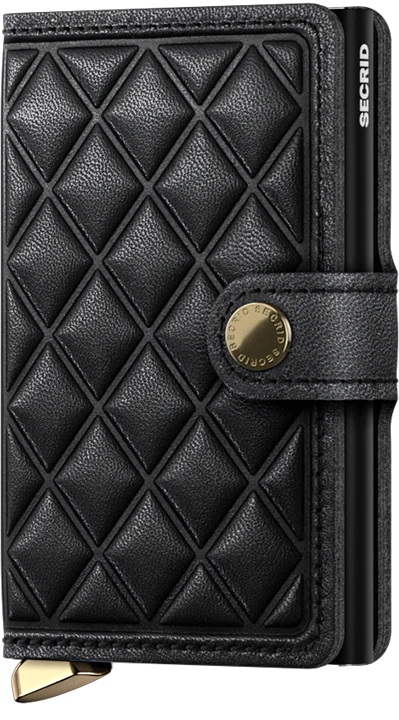 Secrid Miniwallet Premium Emboss MEd-Diamond Black