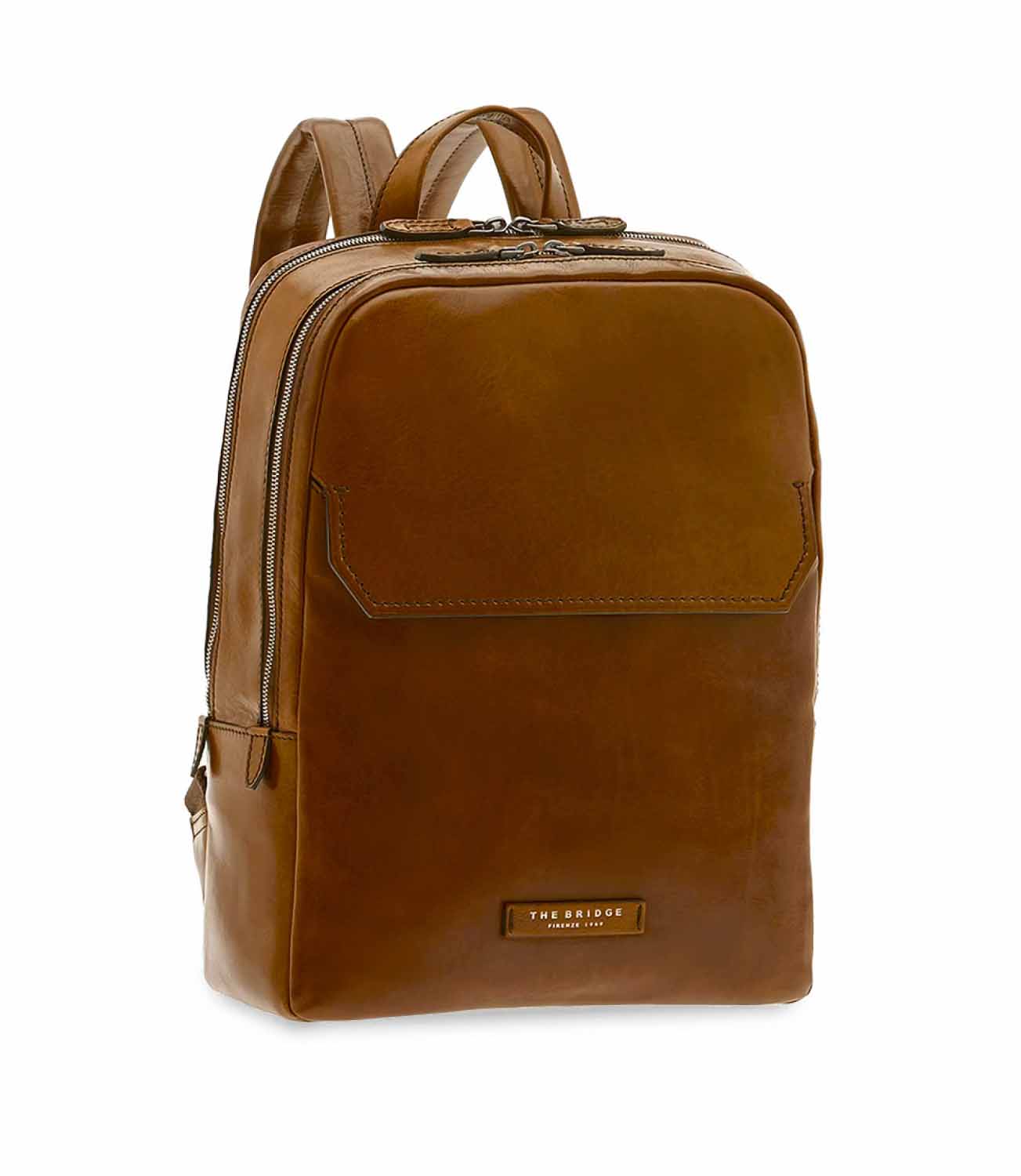 The Bridge Williamsburg Rucksack 40cm  -06140701 Braun/Ruthenium