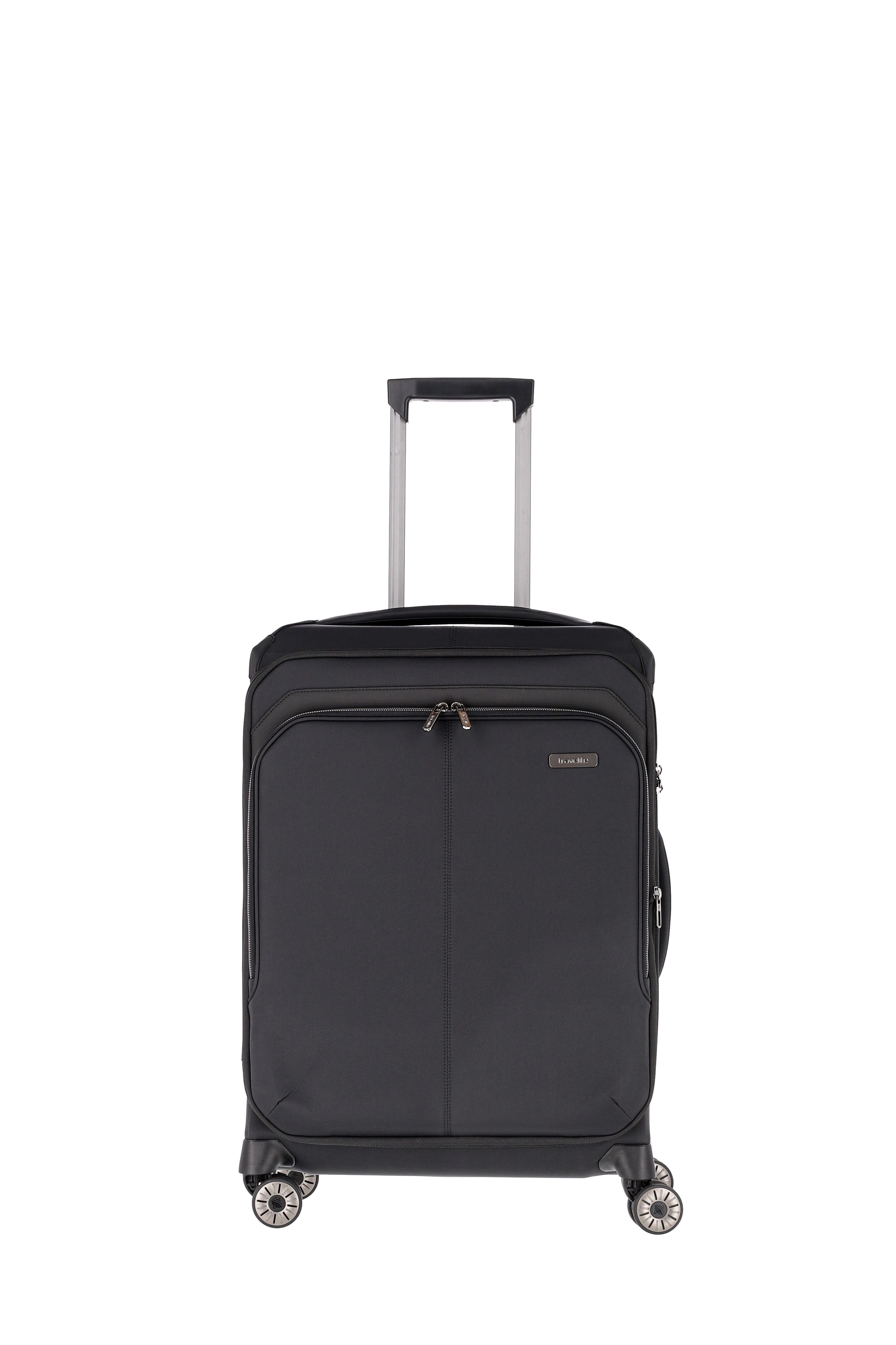 Travelite PRIIMA Trolley M 4-Rollen, erweiterbar Schwarz