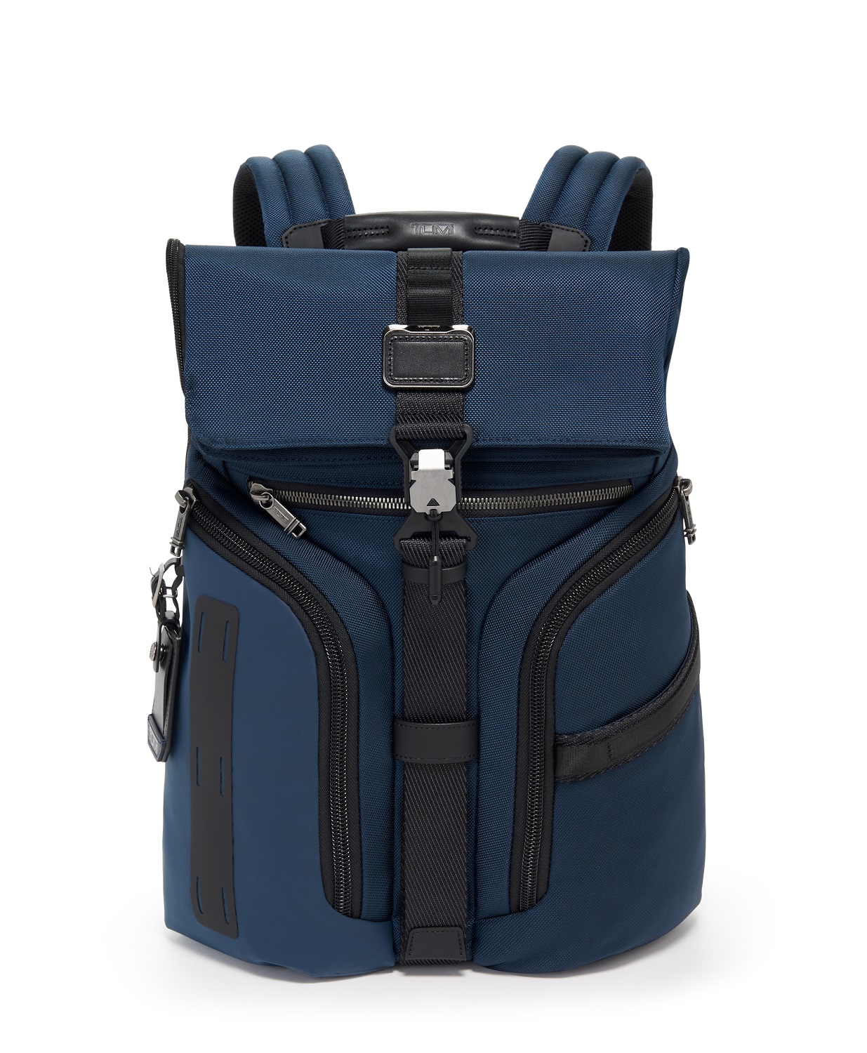 Tumi Alpha Bravo Logistics Rucksack mit Klappdeckel Navy