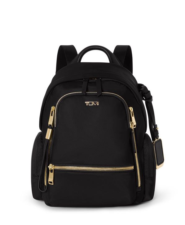 Tumi Voyageur Celina Medium Rucksack mit 12  Laptopfach + GRATIS HOTELGUTSCHEIN Black/Gold