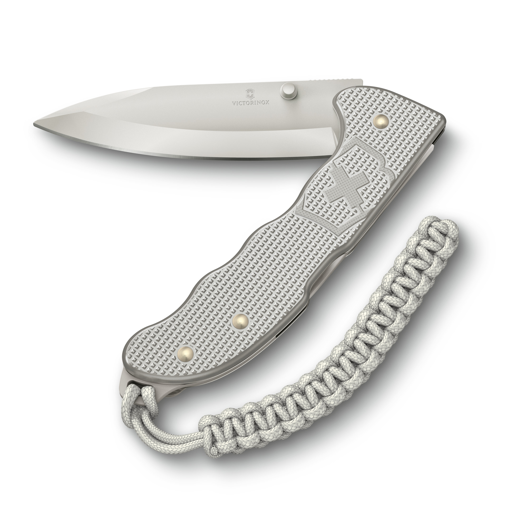 Victorinox Evoke Alox Grosses Taschemesser, Klappbares Messer silber