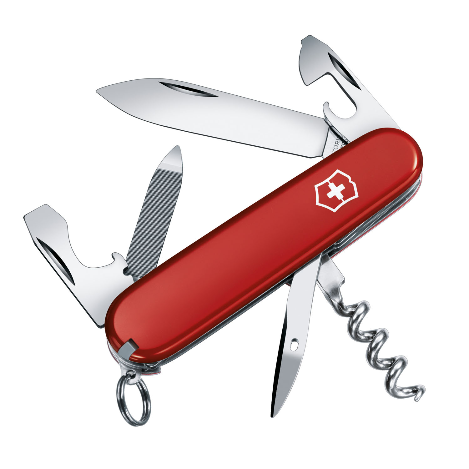 Victorinox Sportsman 13 Funktionen, Mittleres Taschenmesser Rot