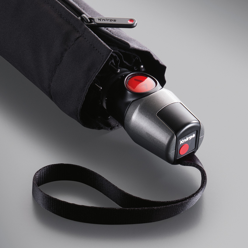 Knirps T.200 Medium Duomatic Automatischer Taschenschirm mit UV-Schutz Dot  Art Black | jetzt online kaufen auf Koffer.de ✓