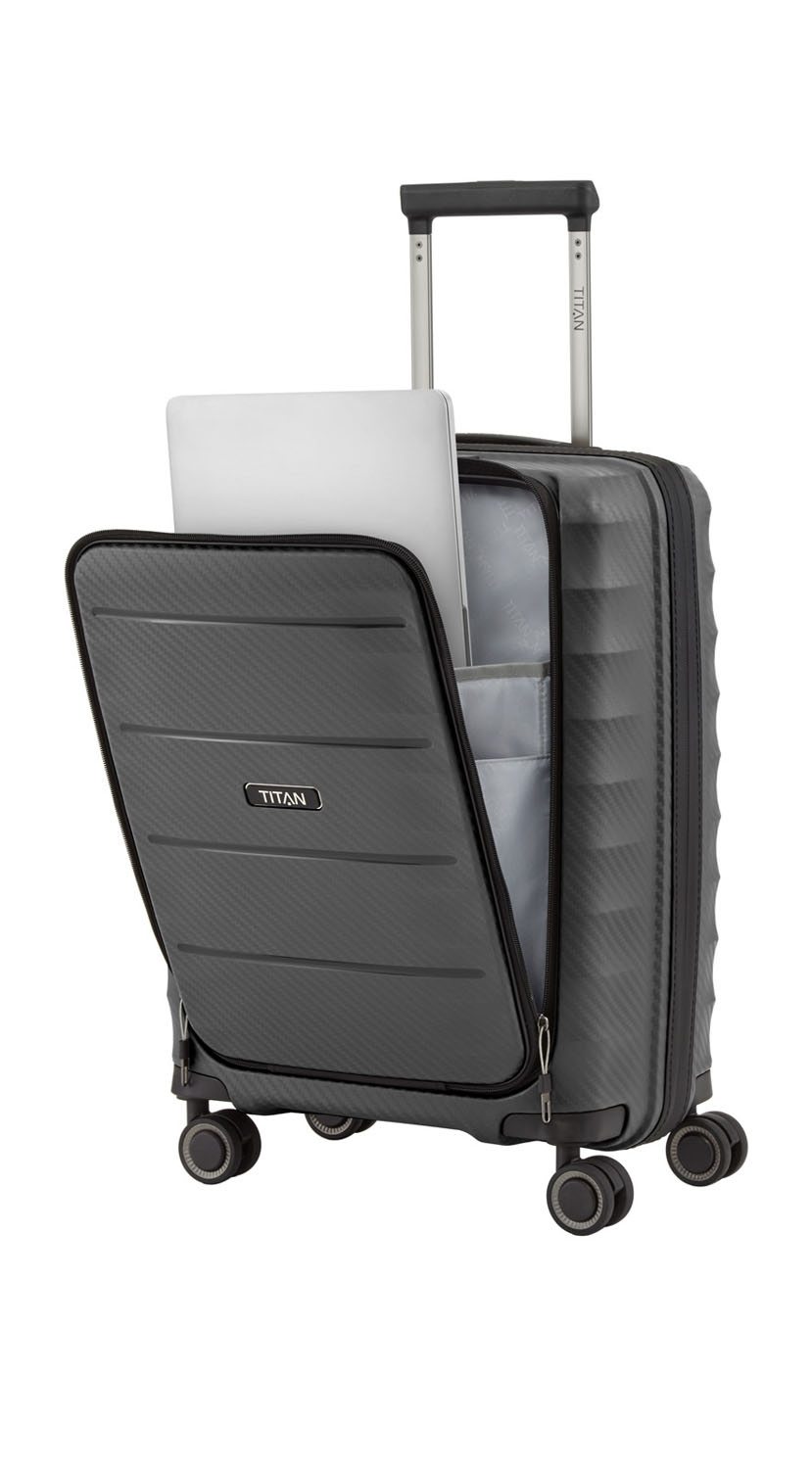 Titan Highlight Trolley S 4 Rollen mit Vortasche | jetzt online kaufen auf  Koffer.de ✓